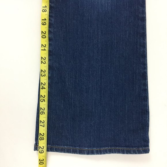 Eddie Bauer Shaped Bootcut Blue Denim Jeans - Picture 8 of 9